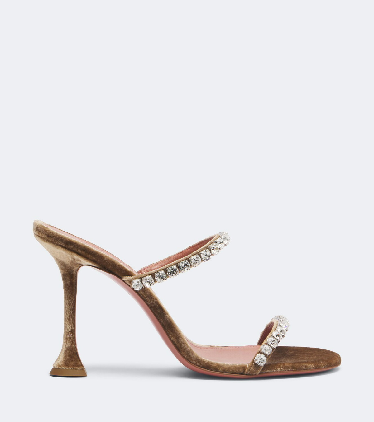 Amina Muaddi Gigi embellished velvet mules