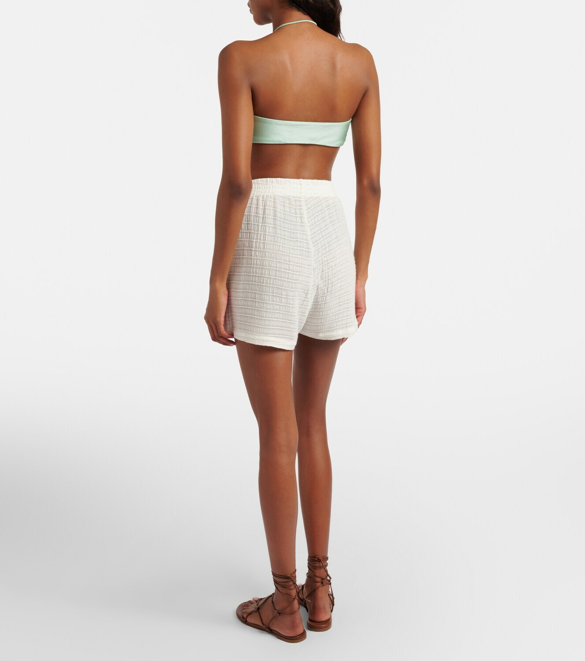 Jade Swim Mika sheer shorts