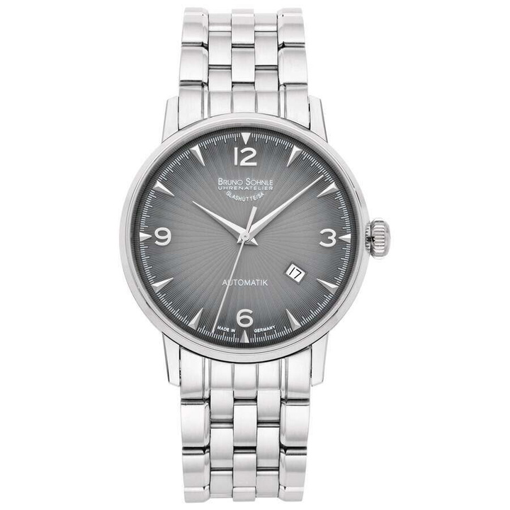 Photo: Bruno Sohnle Stuttgart Automatic Grey Dial Mens Watch 17-12173-862