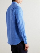 Hartford - Paul Linen Shirt - Blue
