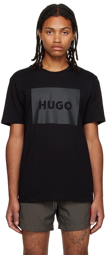 Photo: Hugo Black Printed T-Shirt