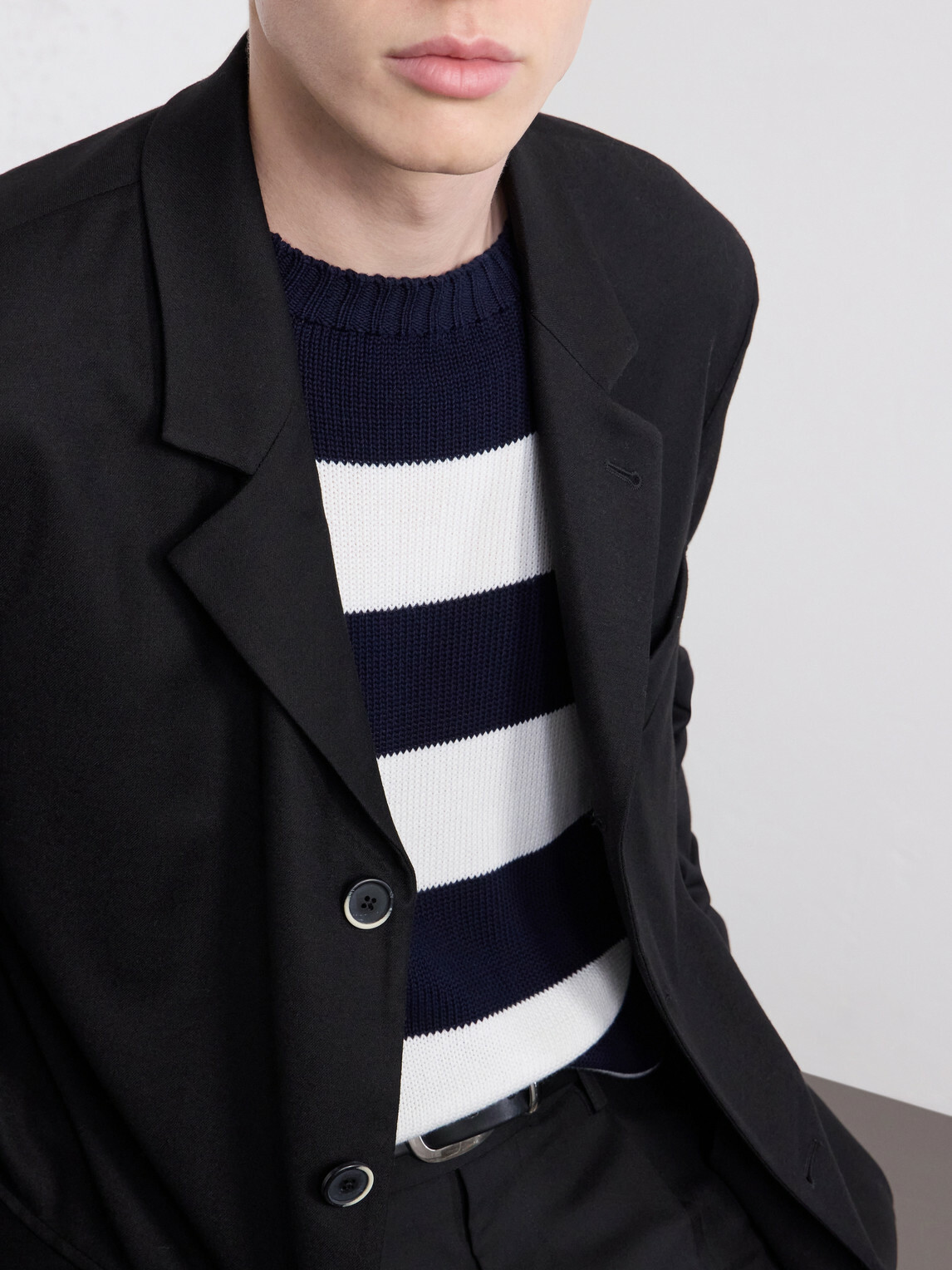 Barena - Twill Wool-Blend Blazer - Black