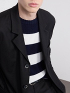 Barena - Twill Wool-Blend Blazer - Black
