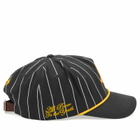 TwoJeys Men's Pinstripe Cap in Black/Yellow 