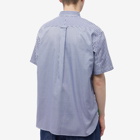 Junya Watanabe MAN x Keith Haring Mix Short Sleeve Shirt in Navy/White