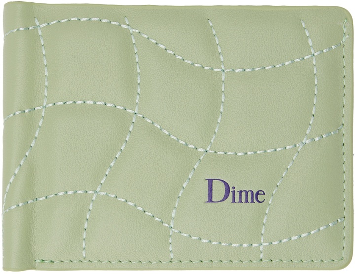 Photo: Dime Khaki Quilted Bifold Wallet