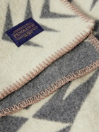 Pendleton - Agate Virgin Wool-Blend Jacquard Beach Blanket