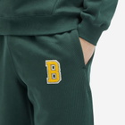 BEAMS Men's B Sweat Pants in Green