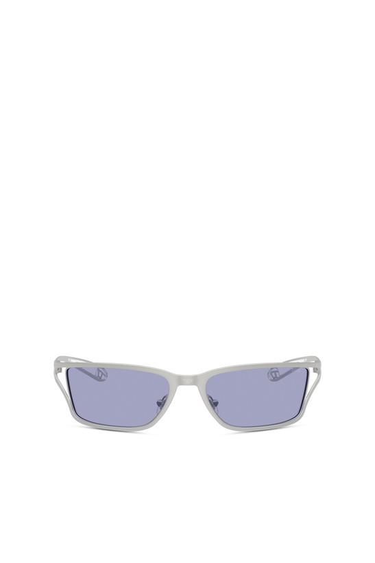 Photo: Diesel Rectangle sunglasses - Sunglasses - Unisex - Grey