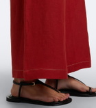 Eres Éblouissant linen wide-leg pants