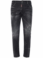 DSQUARED2 - Tidy Biker Fit Cotton Denim Jeans