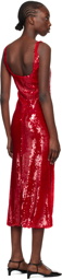 16Arlington Red Sidd Midi Dress