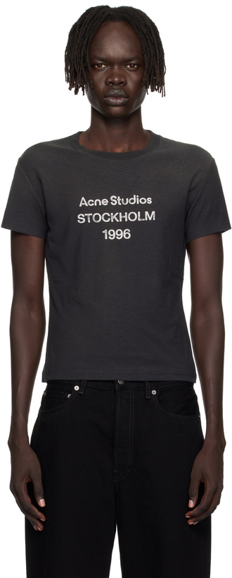 Photo: Acne Studios Black Logo T-shirt