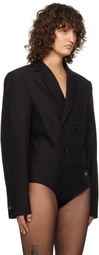 Coperni Black Tailored Bodysuit