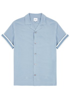 Che Valbonne Stripe-trimmed Shirt Light Blue