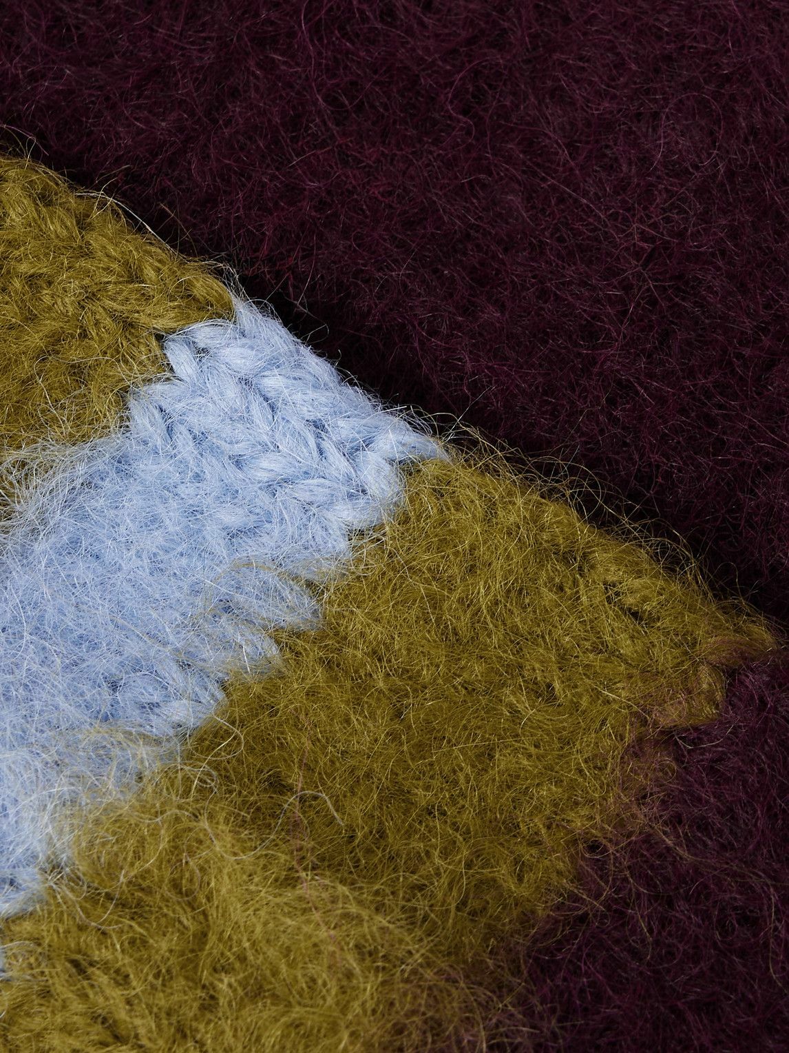 The Elder Statesman - Thistle Striped Alpaca-Blend Beanie