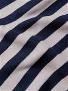 YURI YURI - Striped Serie-Knit Sweater - Blue