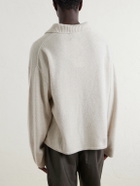 The Elder Statesman - Dume Rugby Cashmere Polo Sweater - Neutrals