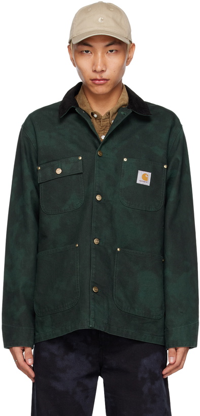 Photo: Carhartt Work In Progress Green OG Chore Chromo Jacket