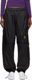 Stone Island Black 3100027 Ripstop Light HT Nylon Trousers