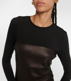 Stouls Maeve lamb leather T-shirt