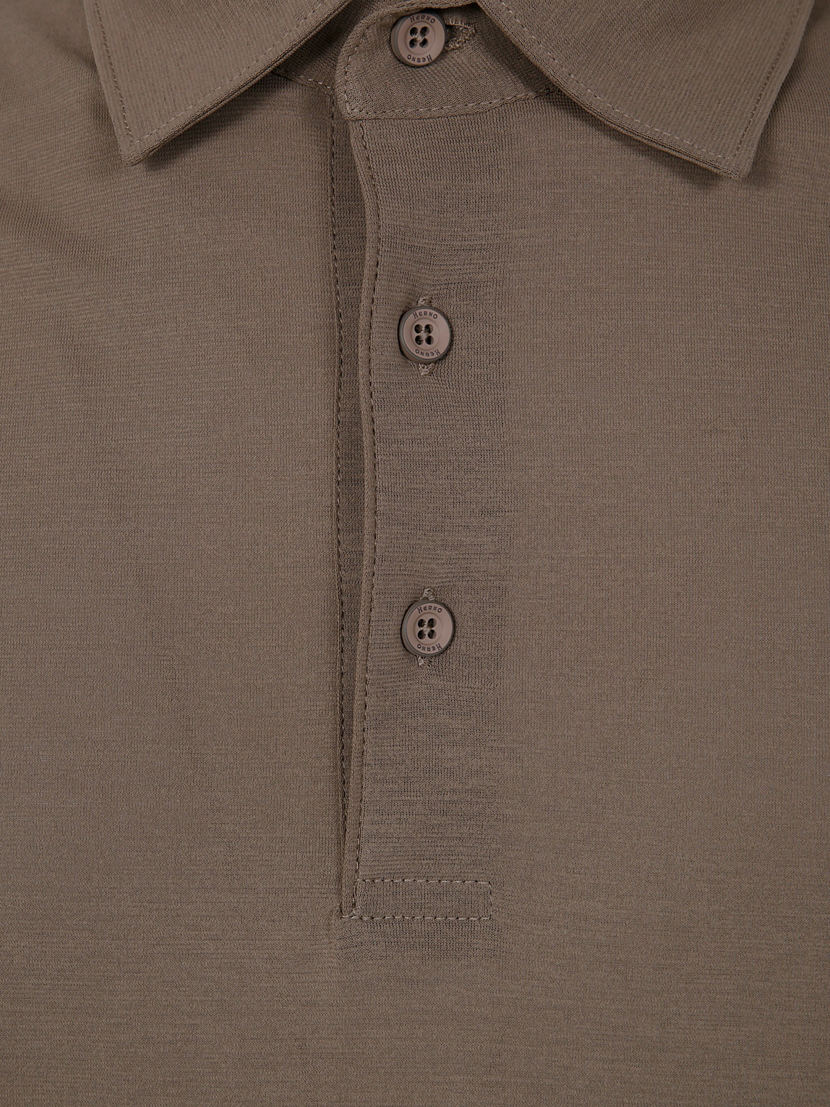 Herno Man Polo Shirt in Beige