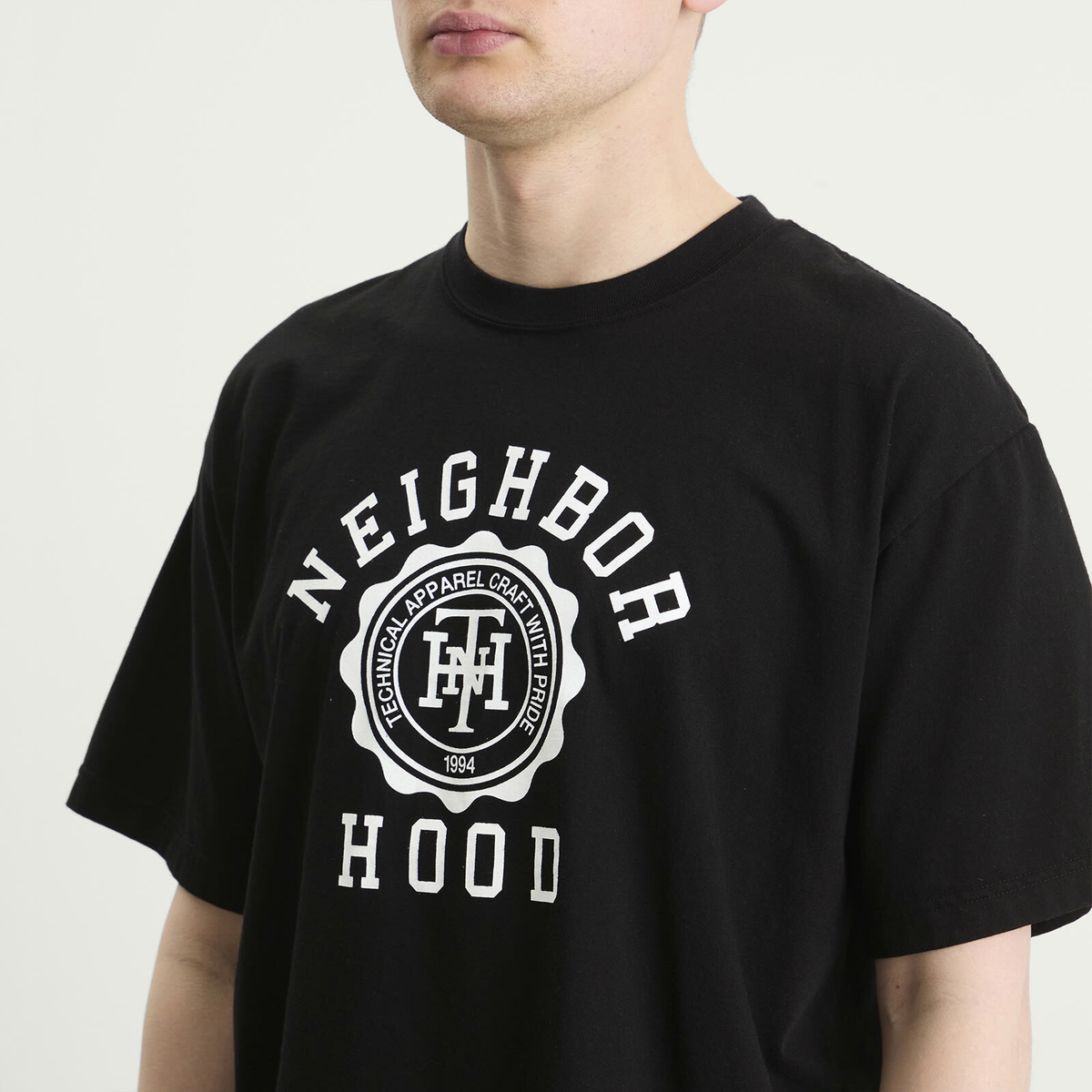 Neighborhood Men's SS-4 T-Shirt in Black