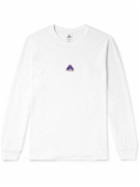 Nike - ACG Logo-Embroidered Jersey T-Shirt - White