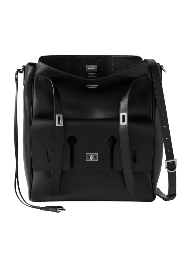 Photo: Balenciaga - Bel Air Leather Messenger Bag