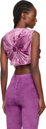 Julie Kegels Pink Tilda Button Cushion Top