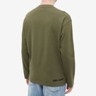 Moncler Grenoble Men's Long Sleeve Hashtag Logo T-Shirt in Green