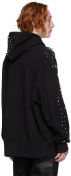 Givenchy Black Oversized Studded Hoodie