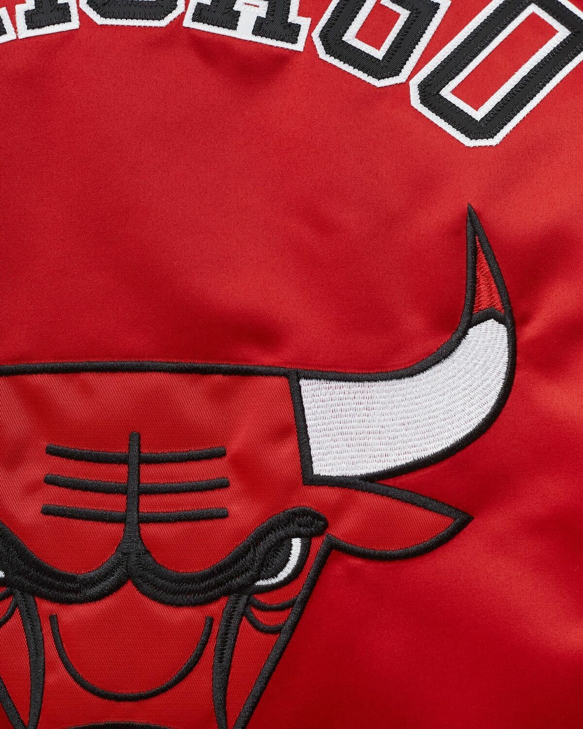 Mitchell & Ness Nba Heavyweight Satin Jacket Chicago Bulls Red - Mens - College Jackets/Team Jackets