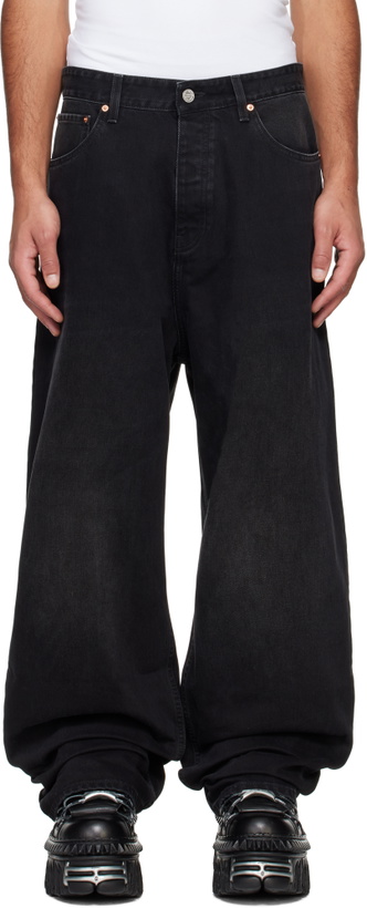 Photo: VETEMENTS Black Baggy Jeans