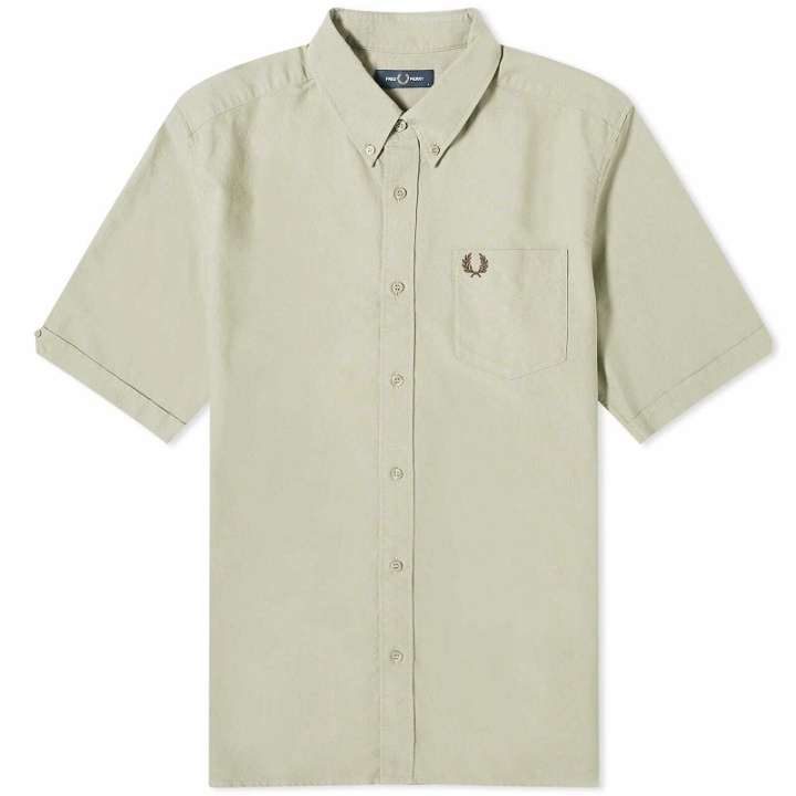 Photo: Fred Perry Men's Oxford Shirt in Warm Grey