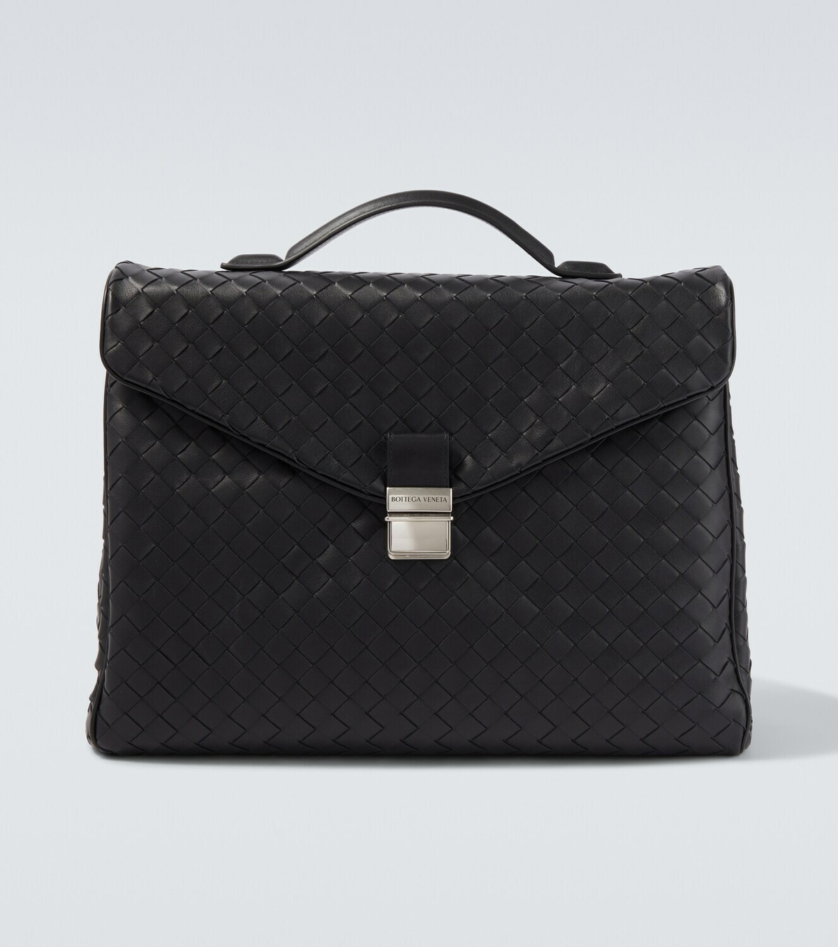 Bottega Veneta Archivist Intrecciato leather briefcase
