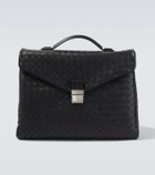 Bottega Veneta Archivist Intrecciato leather briefcase