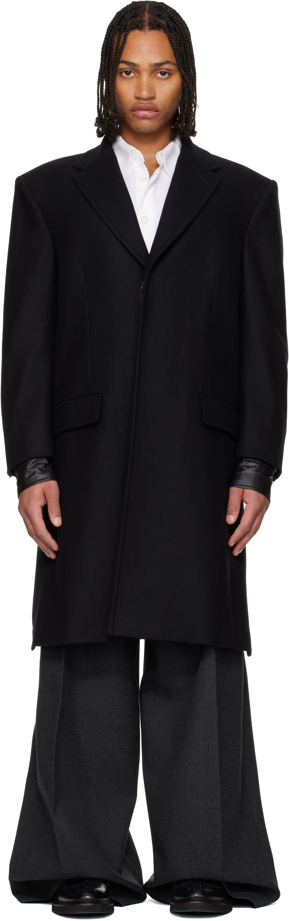 Vivienne Westwood Grayy Stripped Peacoat Vivienne Westwood