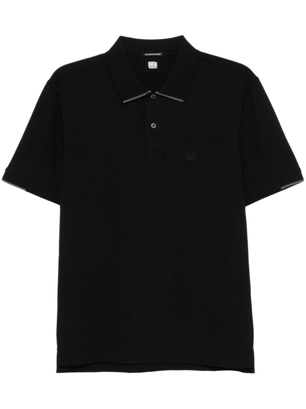 Cp company polo black hotsell