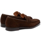 George Cleverley - George Suede Penny Loafers - Brown
