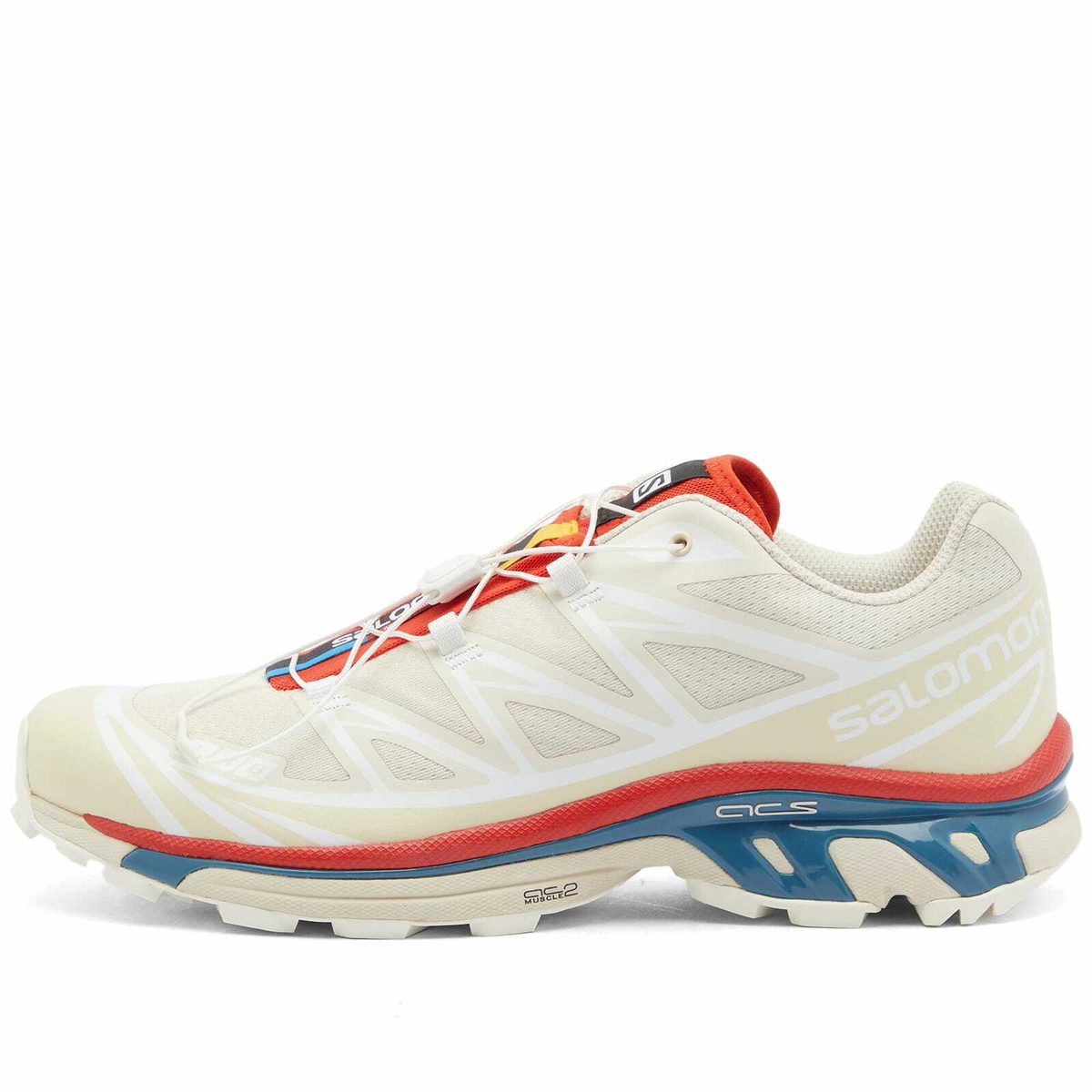 Salomon Men's XT-6 Sneakers in Almond Milk/Bleached Sand Salomon Men's XT-6 Sneakers in Almond Milk/Bleached Sand