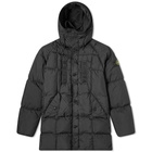 Stone Island Long Crinkle Reps Down Jacket