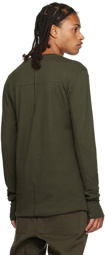 thom/krom Khaki M TS 755 Long Sleeve T-Shirt