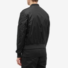 Dolce & Gabbana Men's Nylon Plate Bomber Jacket in Black