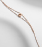Repossi Letters 18kt rose gold bracelet with diamonds