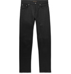 Nudie Jeans - Steady Eddie II Slim-Fit Tapered Organic Stretch-Denim Jeans - Black