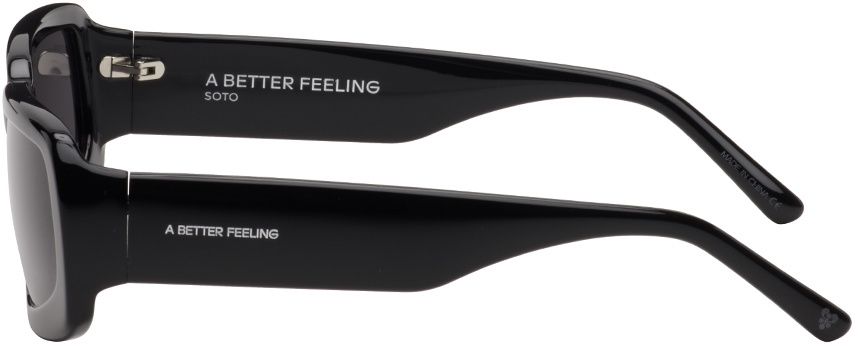 A BETTER FEELING Black Soto Sunglasses