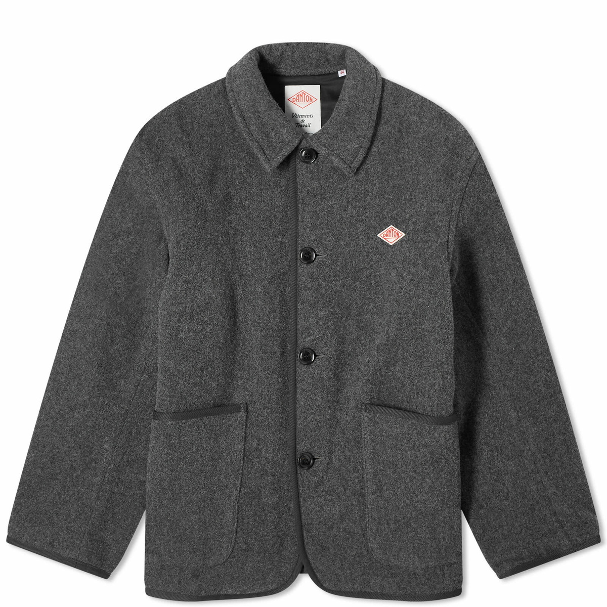 Danton Men's Wool Jacket in Medium Grey Danton