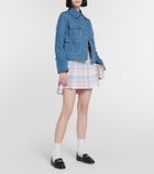 Thom Browne - 4-Bar denim jacket