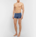 Acne Studios - Konrad Mélange Stretch-Cotton Boxer Briefs - Men - Blue